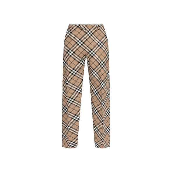 Burberry Wool Blend Check Pants Burberry Wool Blend Check Pants