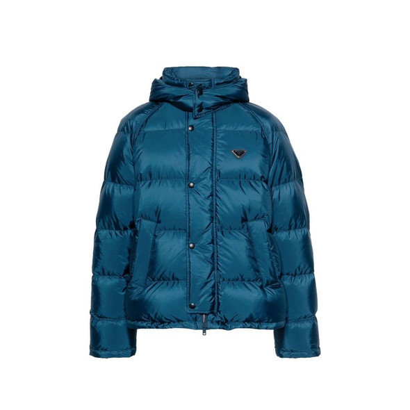 Prada Triangle Logo Down Jacket Prada Triangle Logo Down Jacket