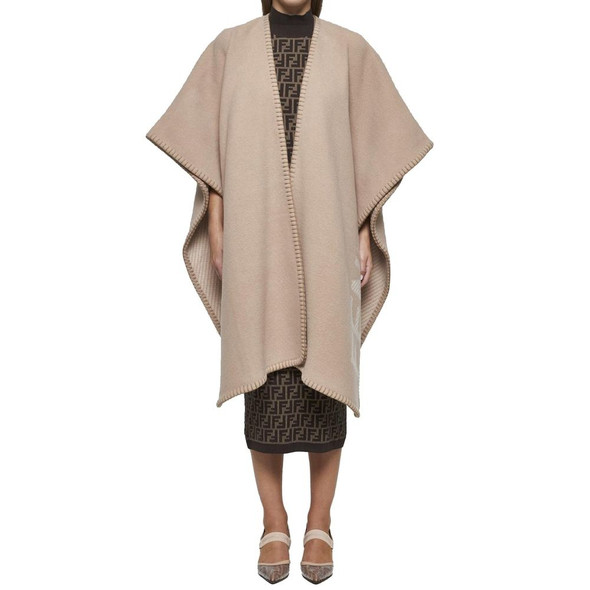 Fendi Wool And Cashmere Poncho Fendi Wool And Cashmere Poncho