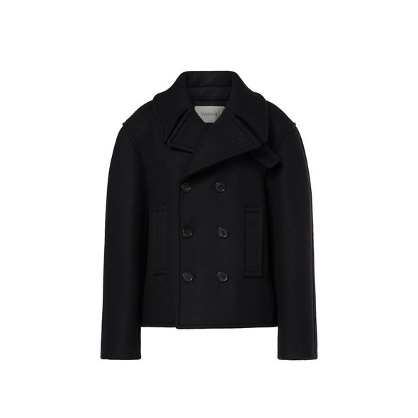 Saint Laurent Oversized Virgin Wool Peacoat Saint Laurent Oversized Virgin Wool Peacoat