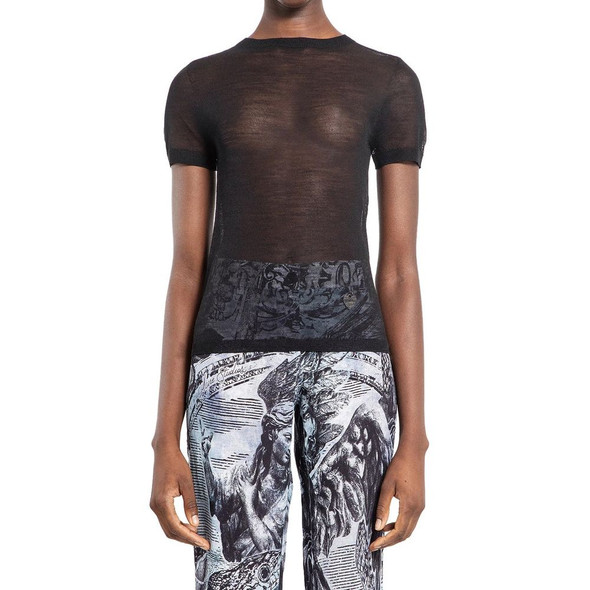 Sheer Knit T-Shirt Sheer Knit T-Shirt