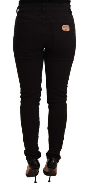 Black Slim Fit Denim Cotton Stretch Jeans Black Slim Fit Denim Cotton Stretch Jeans