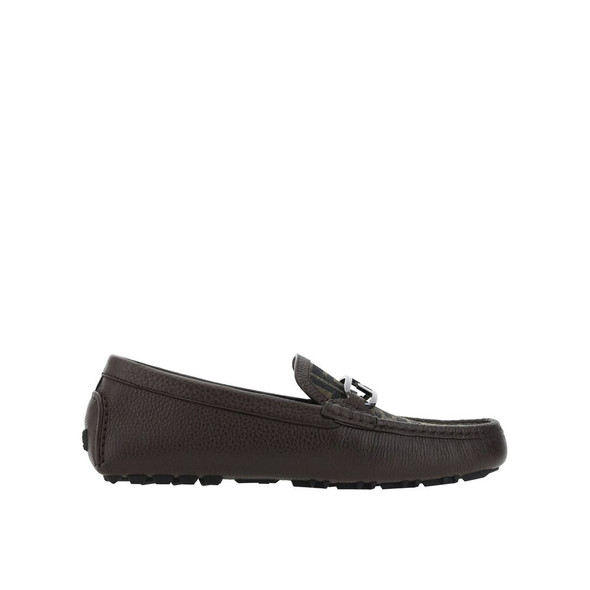 Leather Monogram Loafers Leather Monogram Loafers
