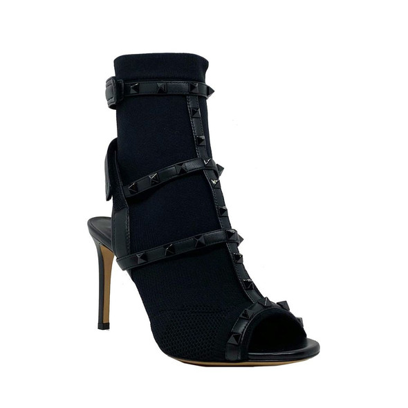 Valentino Garavani Valentino Rockstud Sock Heel Sandals Valentino Garavani Valentino Rockstud Sock Heel Sandals