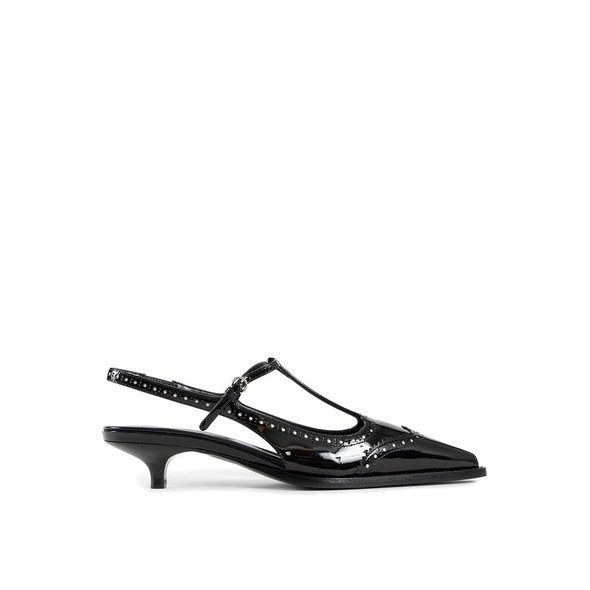 Miu Miu Leather Slingback Pumps Miu Miu Leather Slingback Pumps