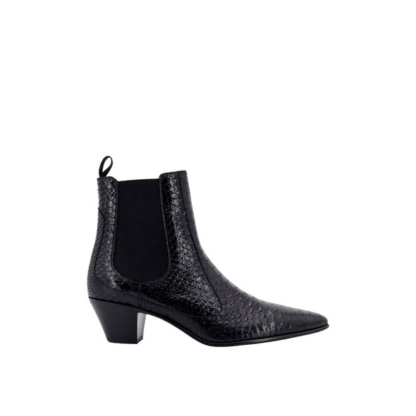 Celine Snake-Effect Leather Chelsea Boots Celine Snake-Effect Leather Chelsea Boots