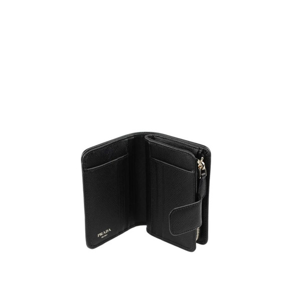 Prada Nylon and Leather French Wallet Prada Nylon and Leather French Wallet