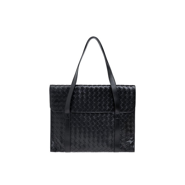 Bottega Veneta Intrecciato Leather Briefcase Bottega Veneta Intrecciato Leather Briefcase
