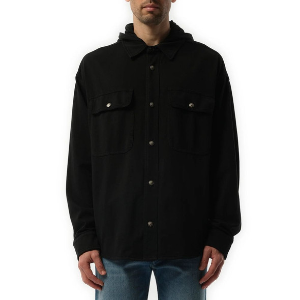 Classic Logo Hooded Overshirt Classic Logo Hooded Overshirt