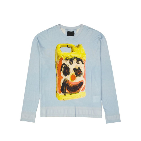 Givenchy Wool And Silk Printed Sweater Givenchy Wool And Silk Printed Sweater