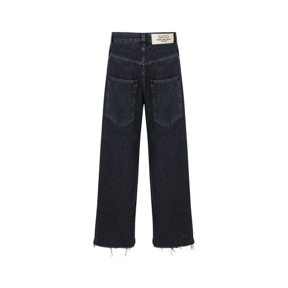Gucci Wide-Leg Denim Jeans Gucci Wide-Leg Denim Jeans