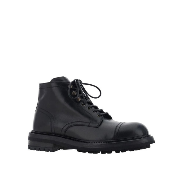 Dolce & Gabbana Lace-Up Leather Boots Dolce & Gabbana Lace-Up Leather Boots