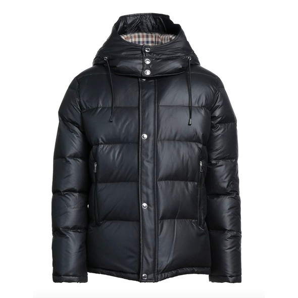 Aquascutum Black Polyester Men Jacket Aquascutum Black Polyester Men Jacket