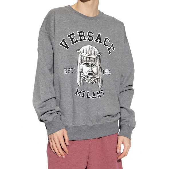 Versace Cotton Crewneck Sweatshirt Versace Cotton Crewneck Sweatshirt
