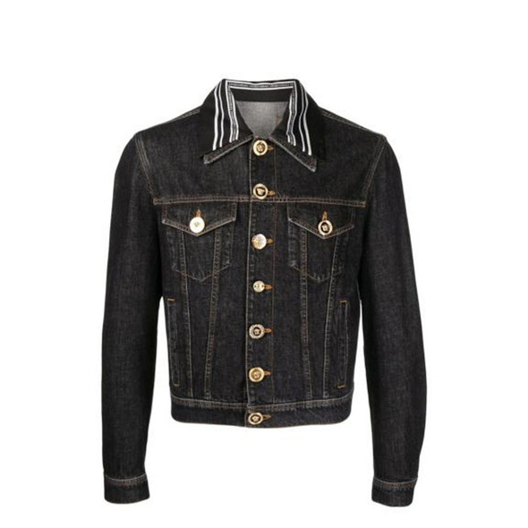Medusa Motif Denim Jacket Medusa Motif Denim Jacket