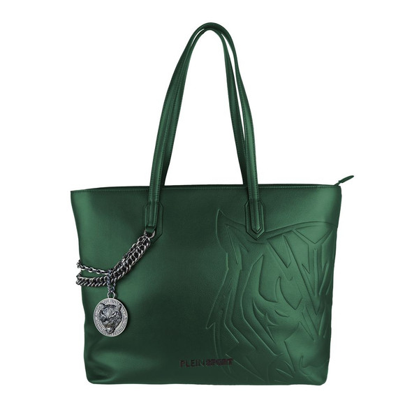 Green Polyethylene Women Shoulder Bag Green Polyethylene Women Shoulder Bag