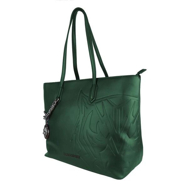 Green Polyethylene Women Shoulder Bag Green Polyethylene Women Shoulder Bag
