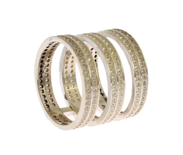 Authentic Womens Clear CZ 925 Sterling Silver Ring Authentic Womens Clear CZ 925 Sterling Silver Ring
