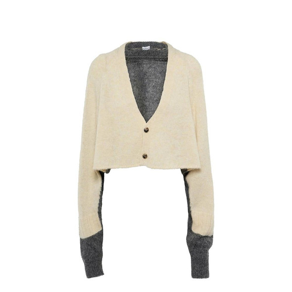 Cropped Wool Cardigan Cropped Wool Cardigan
