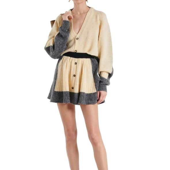 Cropped Wool Cardigan Cropped Wool Cardigan
