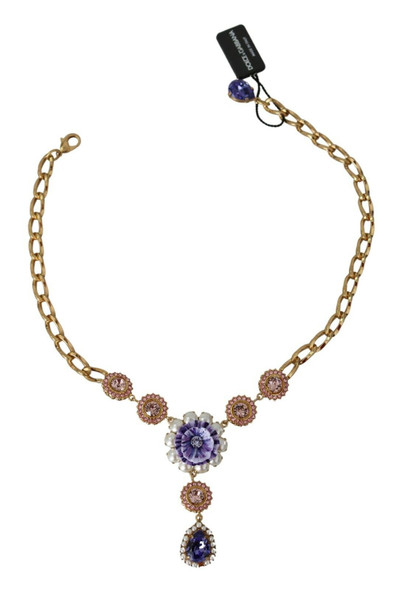 Pink Gold Brass Crystal Purple Pearl Pendants Pink Gold Brass Crystal Purple Pearl Pendants