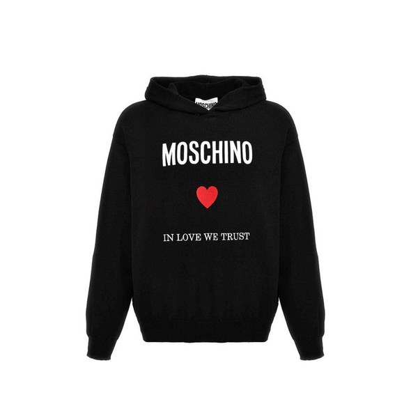 Moschino Couture In Love We Trust Hooded Sweatshirt Moschino Couture In Love We Trust Hooded Sweatshirt