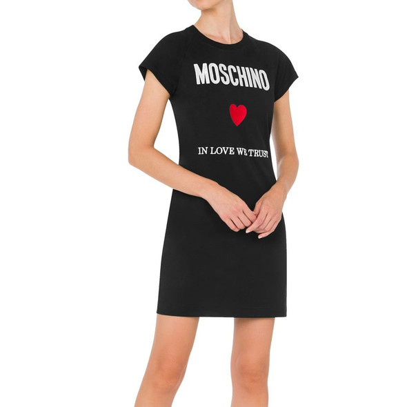Moschino Couture In Love We Trust Mini Dress Moschino Couture In Love We Trust Mini Dress