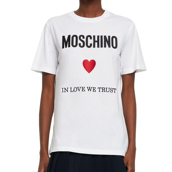 Moschino Couture In Love We Trust T-Shirt Moschino Couture In Love We Trust T-Shirt