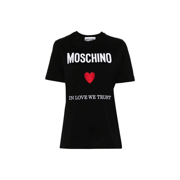 Moschino Couture In Love We Trust T-Shirt MO-8735532581076 Moschino Couture In Love We Trust T-Shirt MO-8735532581076