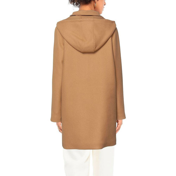 Love Moschino Brown Wool Women Coat Love Moschino Brown Wool Women Coat