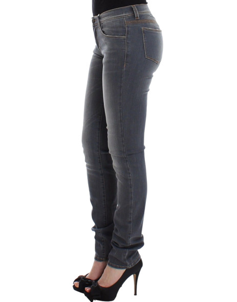 Ermanno Scervino Gray Slim Jeans Denim Pants Skinny Leg Stretch Ermanno Scervino Gray Slim Jeans Denim Pants Skinny Leg Stretch