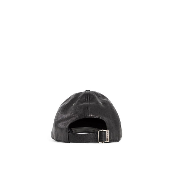 Saint Laurent Cassandre Leather Cap Saint Laurent Cassandre Leather Cap