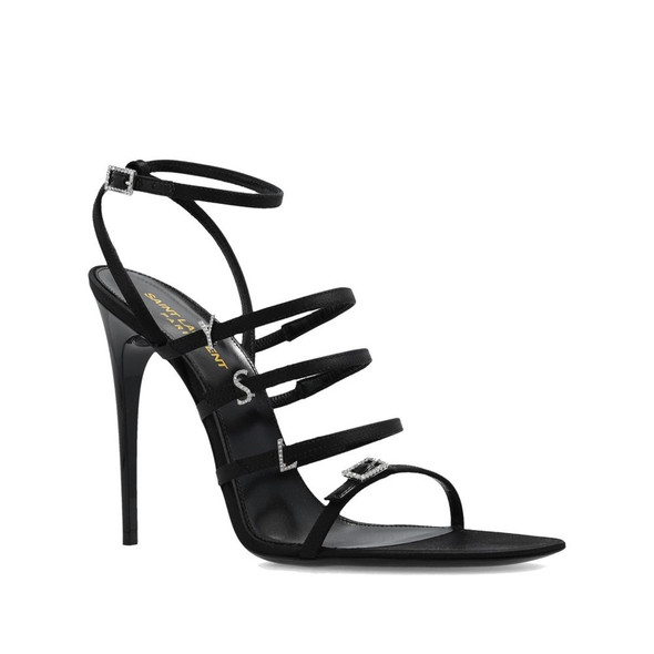 Saint Laurent Jerry Satin Sandals Saint Laurent Jerry Satin Sandals