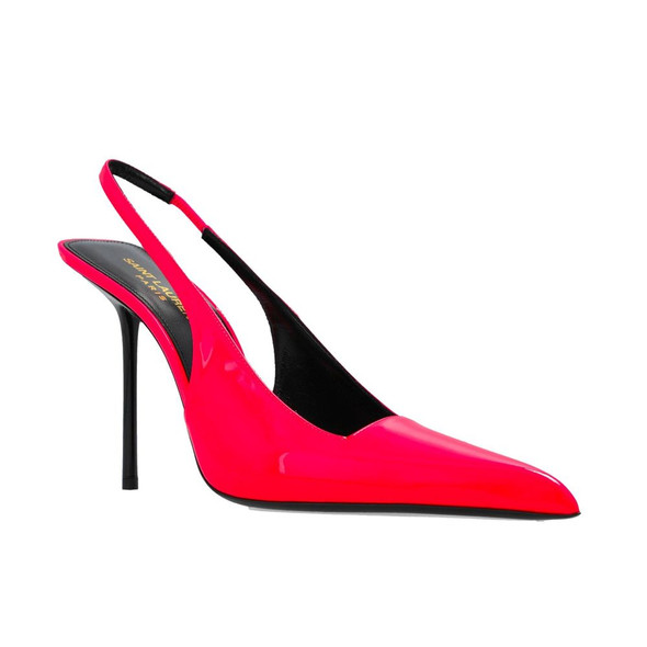 Saint Laurent Kiss 105 Slingback Pumps SA-8736563626196 Saint Laurent Kiss 105 Slingback Pumps SA-8736563626196