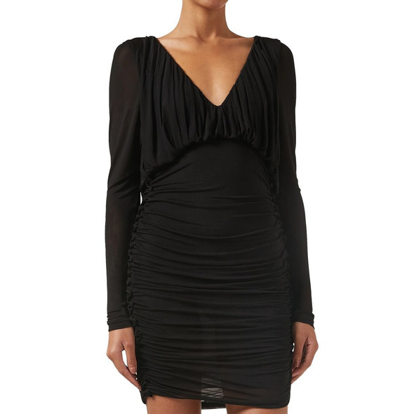 Saint Laurent Mini Draped Dress Saint Laurent Mini Draped Dress