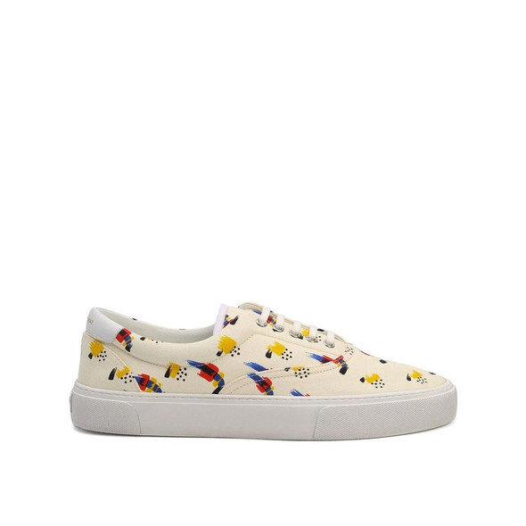 Saint Laurent Printed Canvas Sneakers Saint Laurent Printed Canvas Sneakers