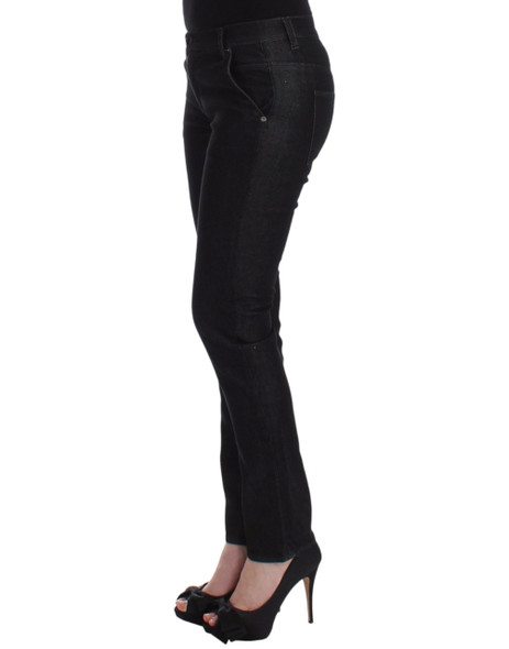 Black Slim Jeans Denim Pants Skinny Leg Stretch Black Slim Jeans Denim Pants Skinny Leg Stretch