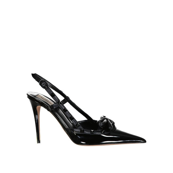 Valentino Garavani Rockstud Leather Slingback Pumps Valentino Garavani Rockstud Leather Slingback Pumps