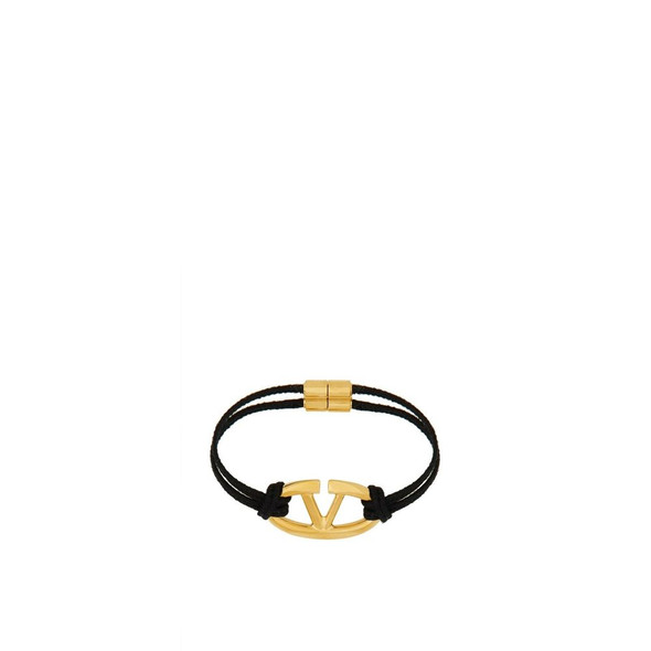 Valentino Garavani V-Logo Cotton Bracelet Valentino Garavani V-Logo Cotton Bracelet
