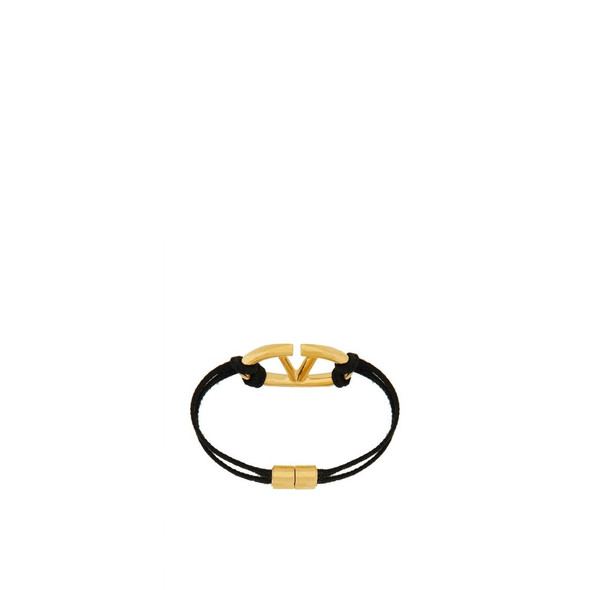 Valentino Garavani V-Logo Cotton Bracelet Valentino Garavani V-Logo Cotton Bracelet