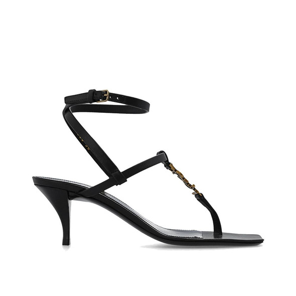 Saint Laurent Cassandra Heeled Sandals Saint Laurent Cassandra Heeled Sandals