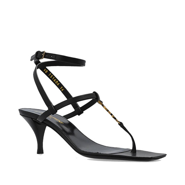 Saint Laurent Cassandra Heeled Sandals Saint Laurent Cassandra Heeled Sandals