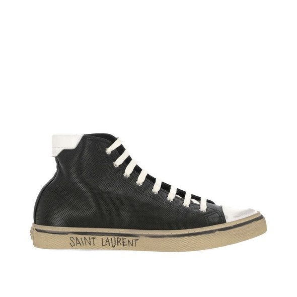 Saint Laurent Malibu Leather Sneakers Saint Laurent Malibu Leather Sneakers