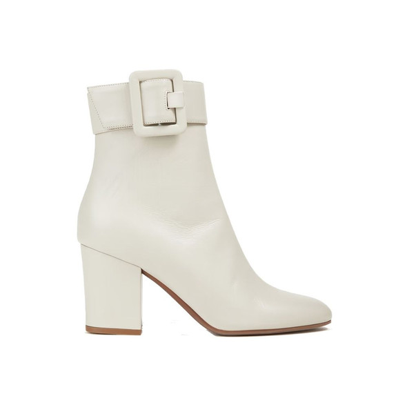 Sergio Rossi Buckled Leather Ankle Boots Sergio Rossi Buckled Leather Ankle Boots