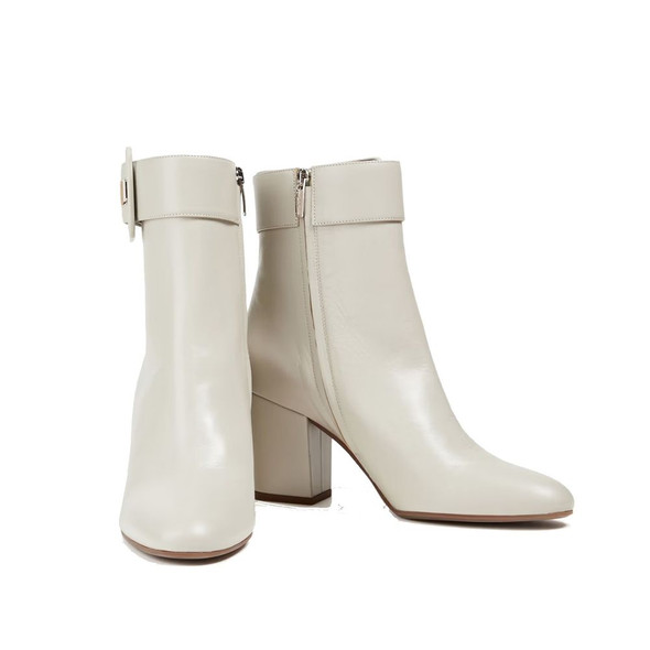 Sergio Rossi Buckled Leather Ankle Boots Sergio Rossi Buckled Leather Ankle Boots