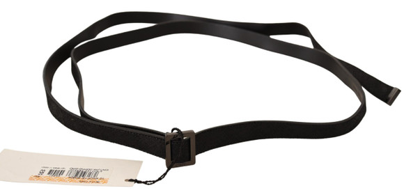 Black Leather Metal Buckle Waist Belt Black Leather Metal Buckle Waist Belt