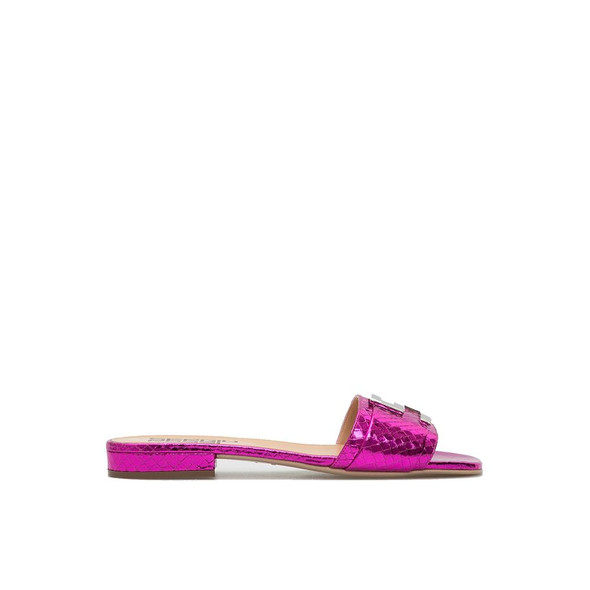 Sergio Rossi Leather Flat Sandals SE-8735590744276 Sergio Rossi Leather Flat Sandals SE-8735590744276