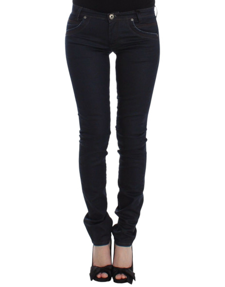 Ermanno Scervino Blue Slim Jeans Denim Pants Skinny Leg Stretch Ermanno Scervino Blue Slim Jeans Denim Pants Skinny Leg Stretch