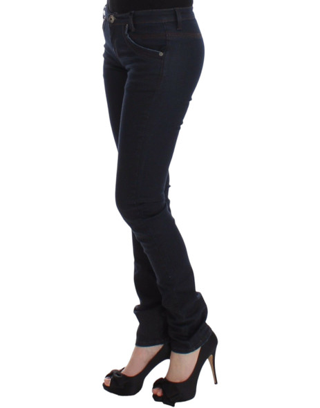 Ermanno Scervino Blue Slim Jeans Denim Pants Skinny Leg Stretch Ermanno Scervino Blue Slim Jeans Denim Pants Skinny Leg Stretch