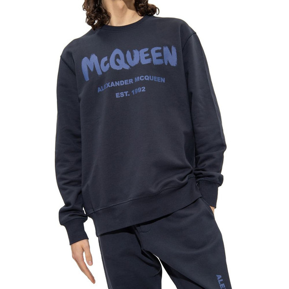 Alexander McQueen Cotton Logo Sweatshirt Alexander McQueen Cotton Logo Sweatshirt
